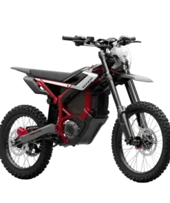 Segway Xaber 300 for sale in Australia, with red and black frame, knobby off-road tyres, long-travel suspension and motocross-style design