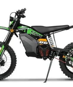 Side view of the Caofen FX Off-Road electric dirt bike, featuring a distinctive dual-shock rear suspension setup and vented motor housing — a rising choice among Australian off-road electric bike riders
