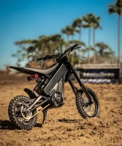 Talaria X3 Mini Lite electric dirt bike on an off-road dirt track in Australia