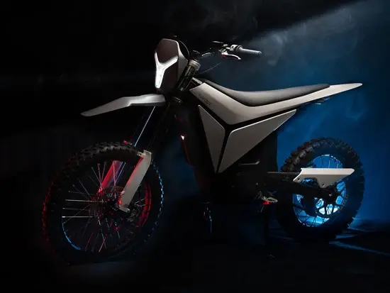 White Volt Surge V electric dirt bike in Australia